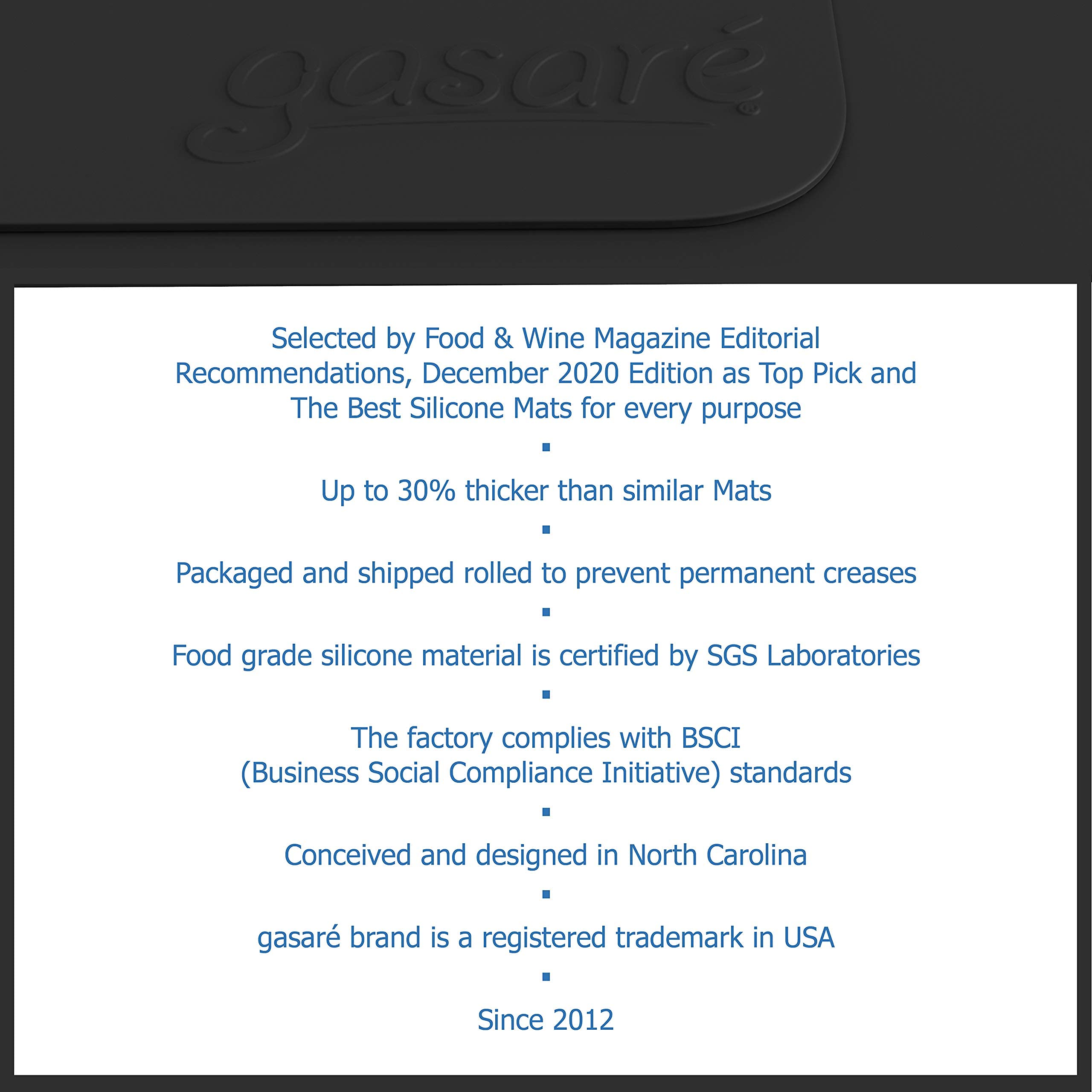 GASARÉ tapis en usage sous un airfryer sécurise et protège