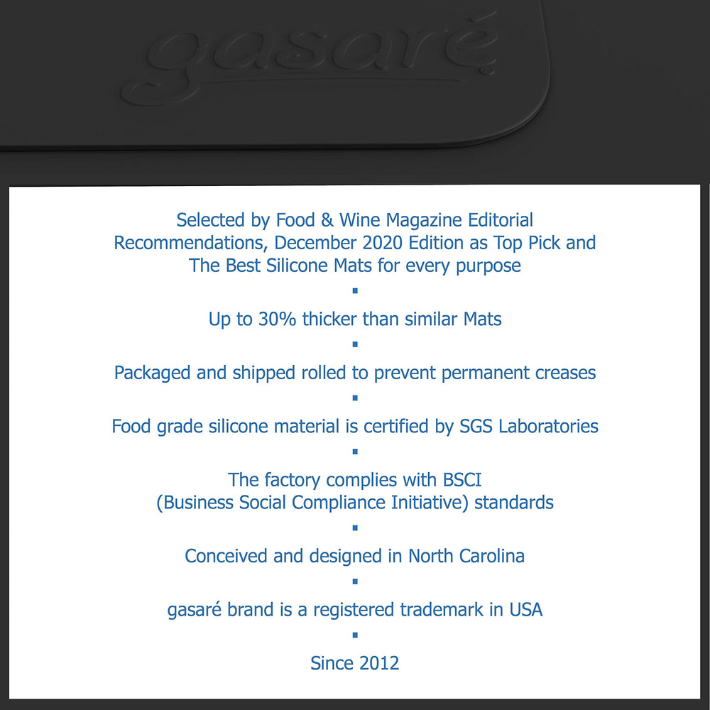 GASARÉ tapis en usage sous un airfryer sécurise et protège