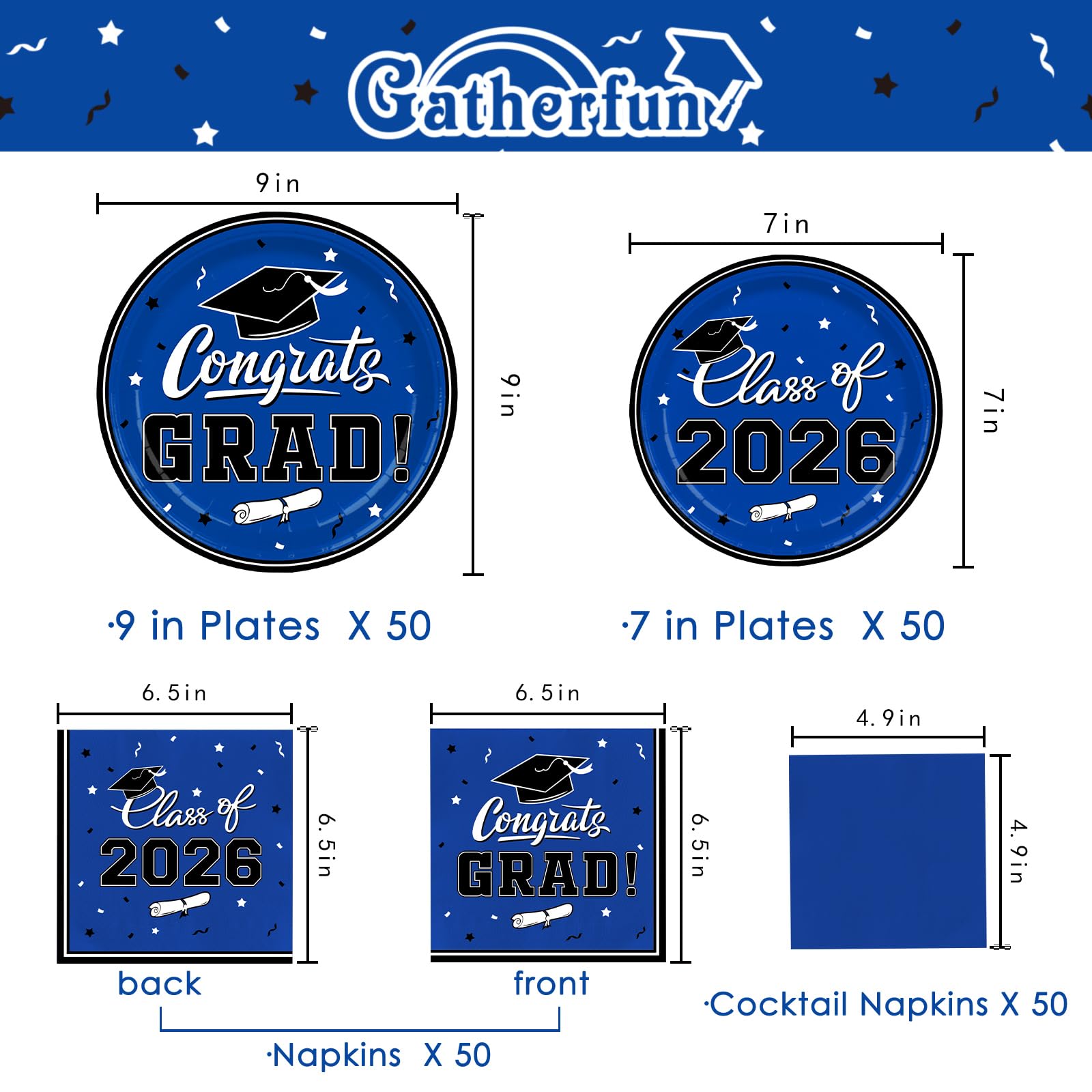 Gatherfun assiette 7 pouces gros plan montrant bord renforcé pour desserts