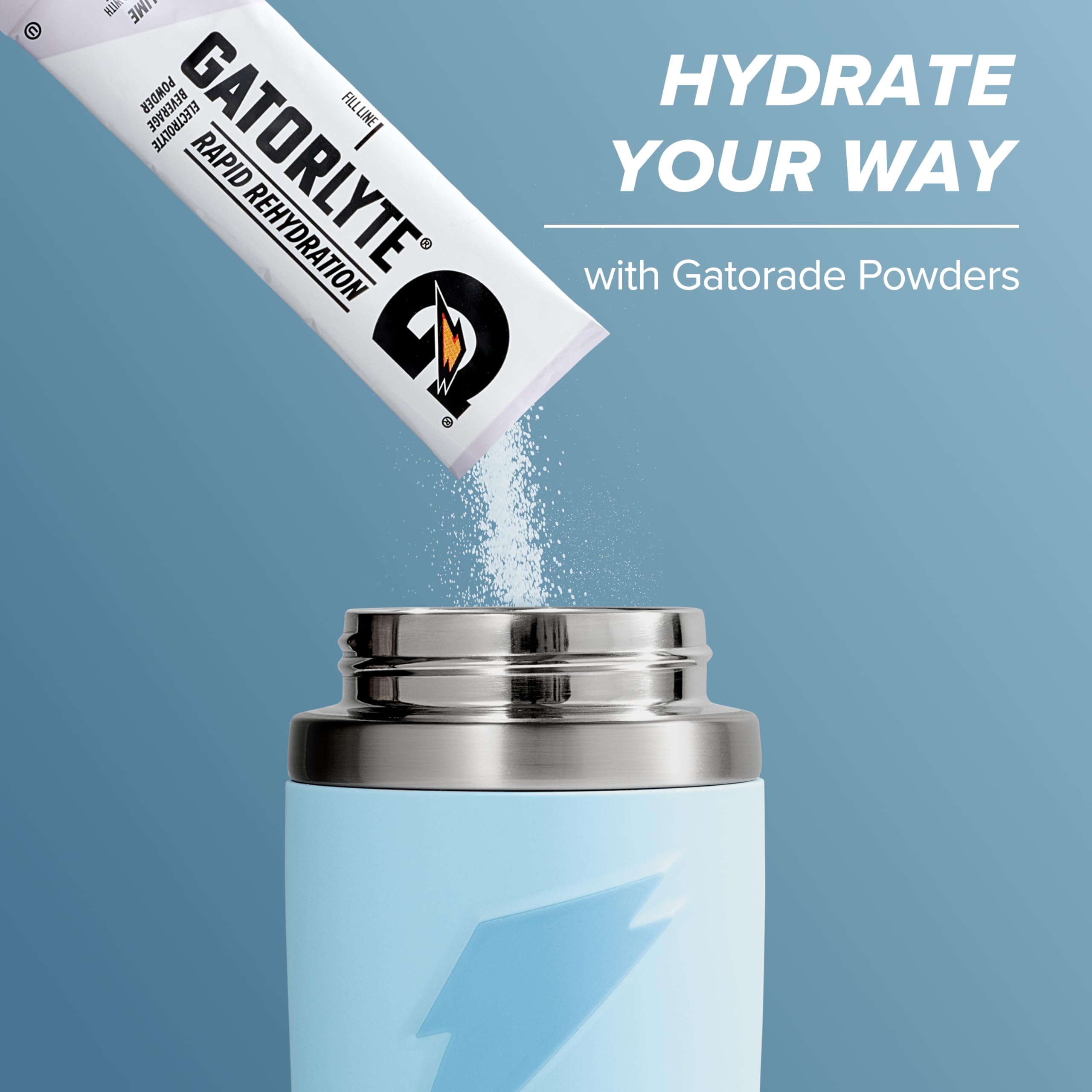 Gatorade zoom sur l'étiquette personnalisable pour inscrire nom et éviter confusions