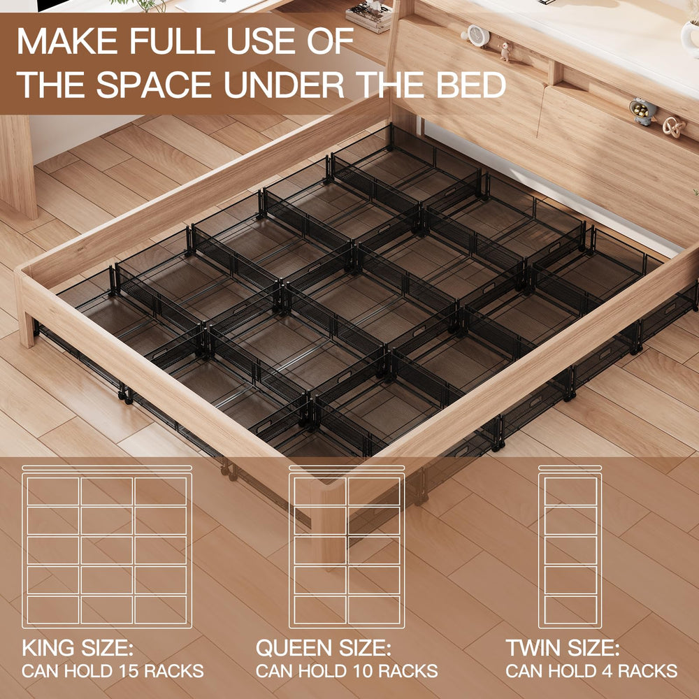 Gawerk panier pliable replié pour rangement compact