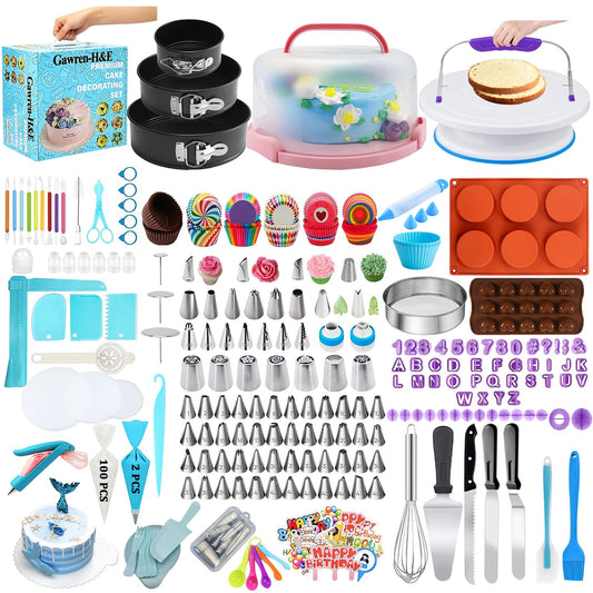 Gawren-H&E packaging avant montrant le coffret complet et son contenu utile