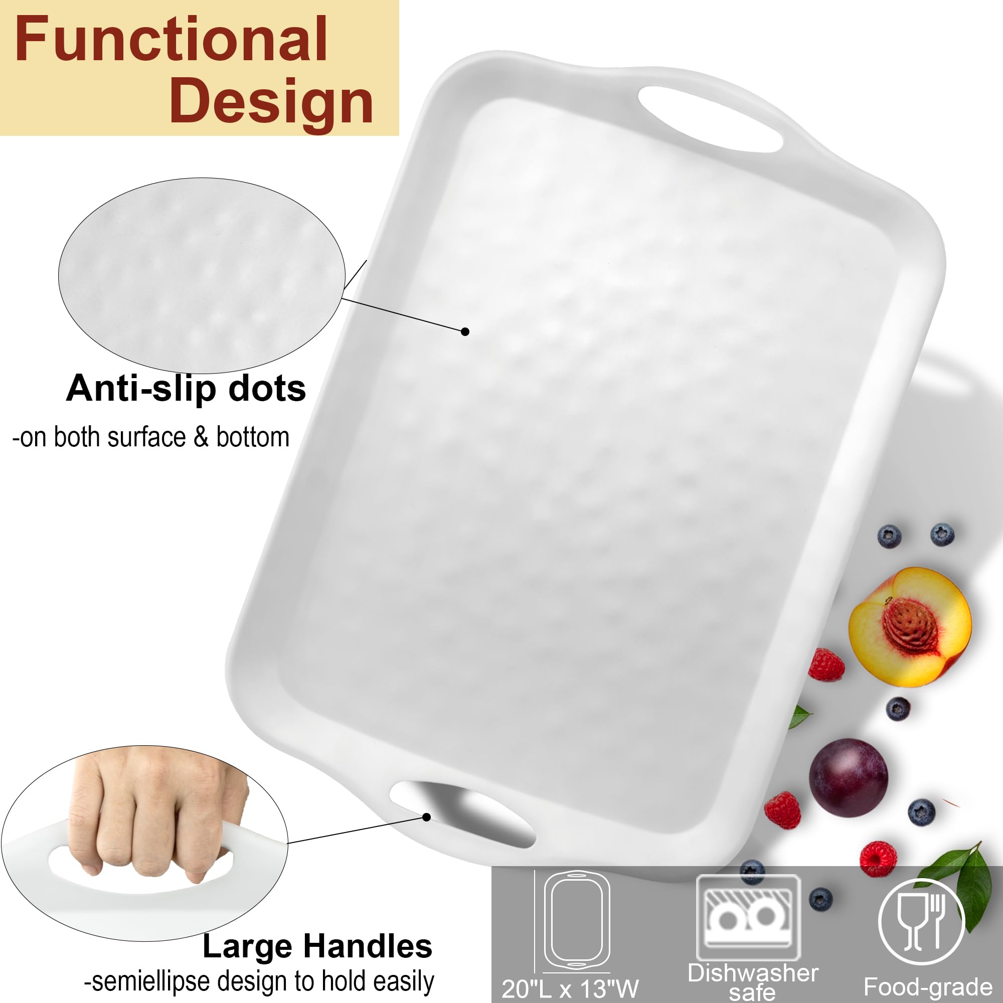 GAYIMEI gros plan surface pointillée montrant adhérence et rétention des jus