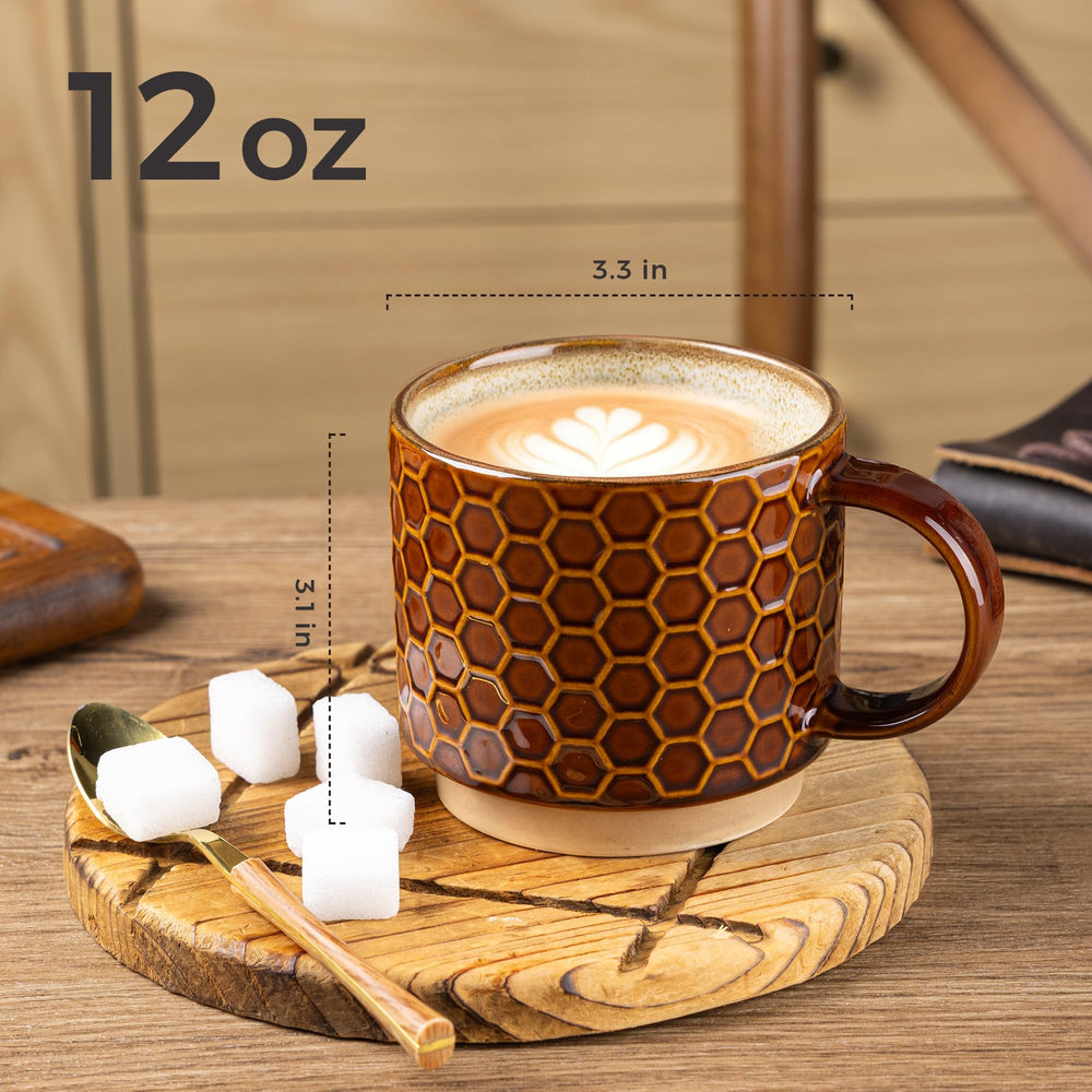 GBhome quatre tasses empilées économisent l'espace dans la cuisine