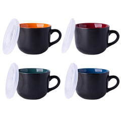 GBhome tasse-bol multicolore vue de face utile pour repas rapides