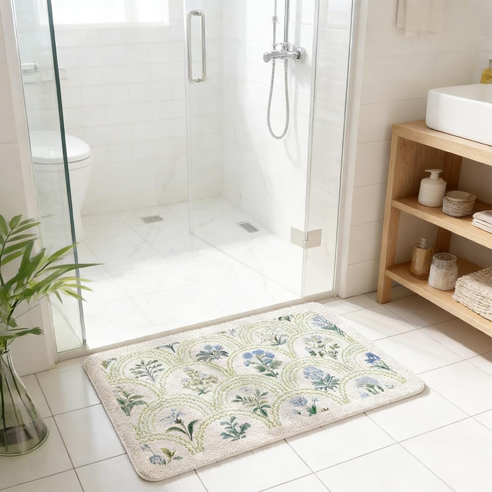 gdmgdr tapis sous meuble vasque, profil bas qui ne bloque pas la porte