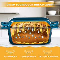 GdnWings pain au levain croustillant cuit dans la cocotte avec belle croûte