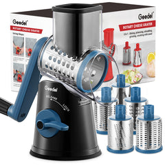 Geedel râpe rotative face avant montrant design compact et gain de place