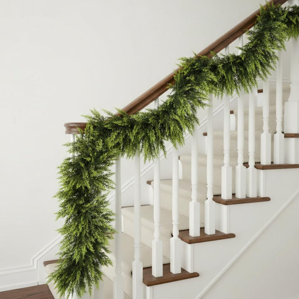 Geegoods guirlande installée sur manteau offrant une décoration festive immédiate