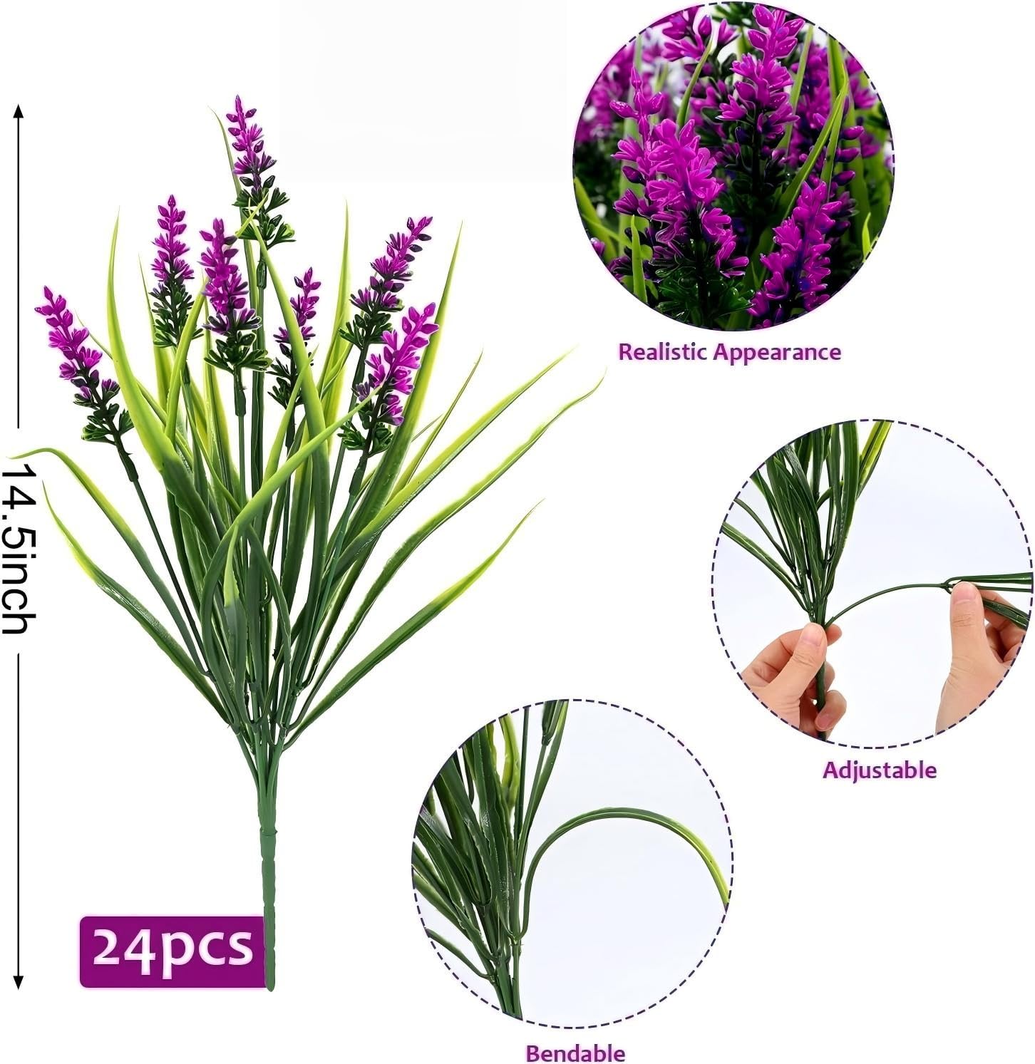 Geegoods lavande fuchsia en jardinière créant un impact visuel sans entretien