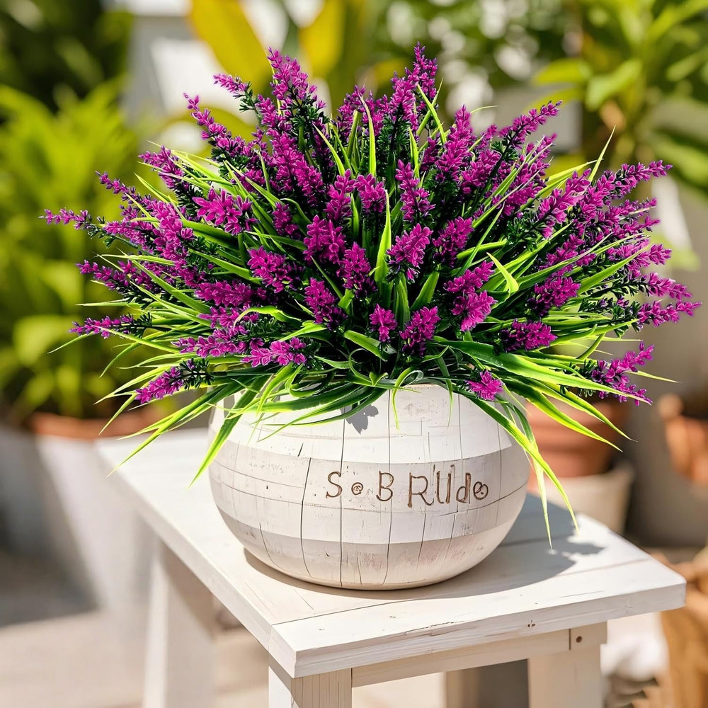 Geegoods lavande fuchsia gros plan tige montrant texture réaliste et flexibilité