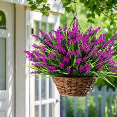 Geegoods lavande fuchsia en suspension extérieure résistante au vent et légère