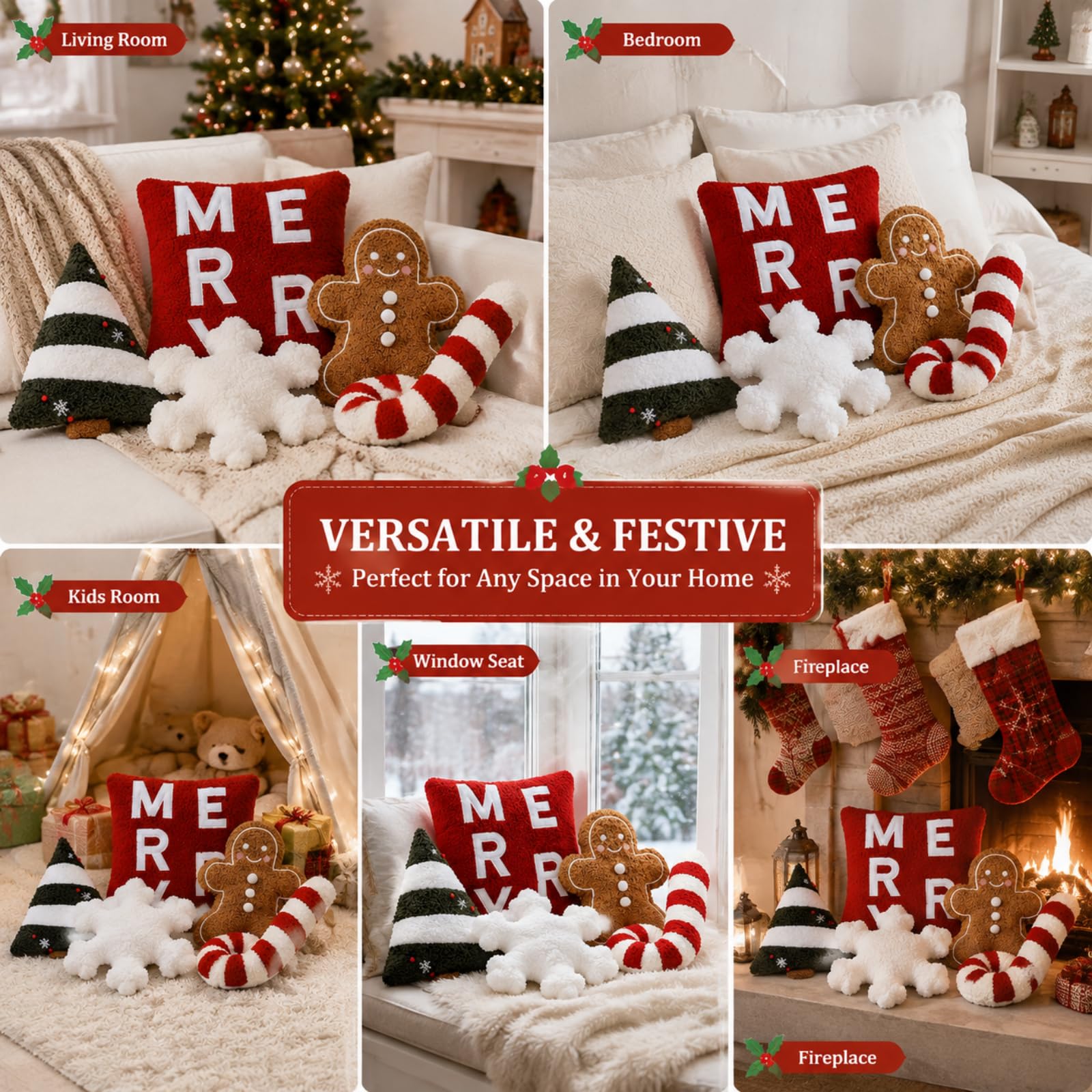 Geelin coussins emballés en cadeau mettant en valeur leur côté offert