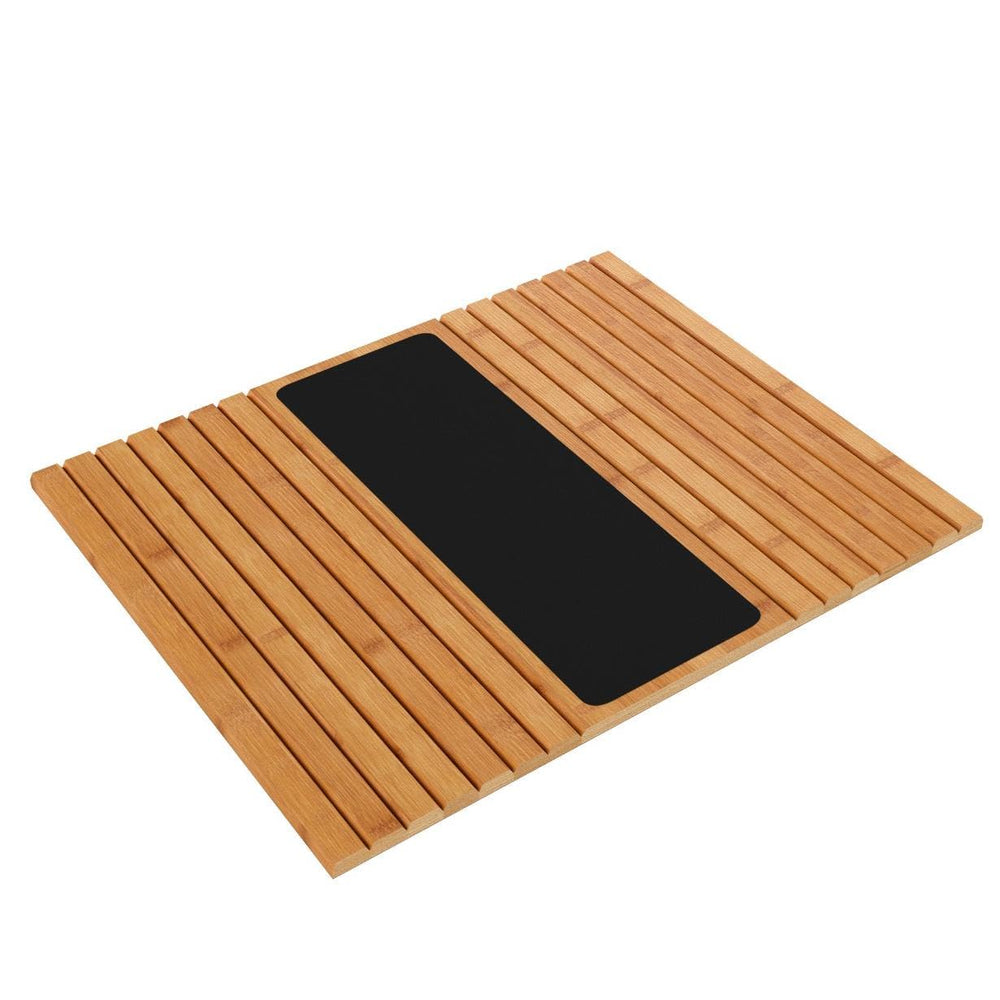 GEHE plateau accoudoir pliable rangé derrière coussin pour gain de place facile