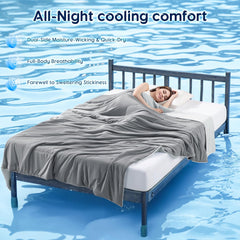 Gehtmnl gros plan tissu ice-silk montrant texture douce et effet frais