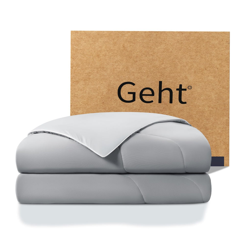 Gehtmnl couette recto Mist Light Grey fraîcheur immédiate