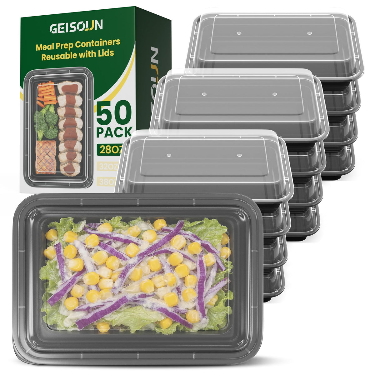Geisoun vue avant de la boîte 28 oz montrant finition robuste et gain de place
