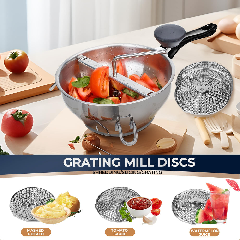 Gemfino manivelle ergonomique avec prise silicone pour confort