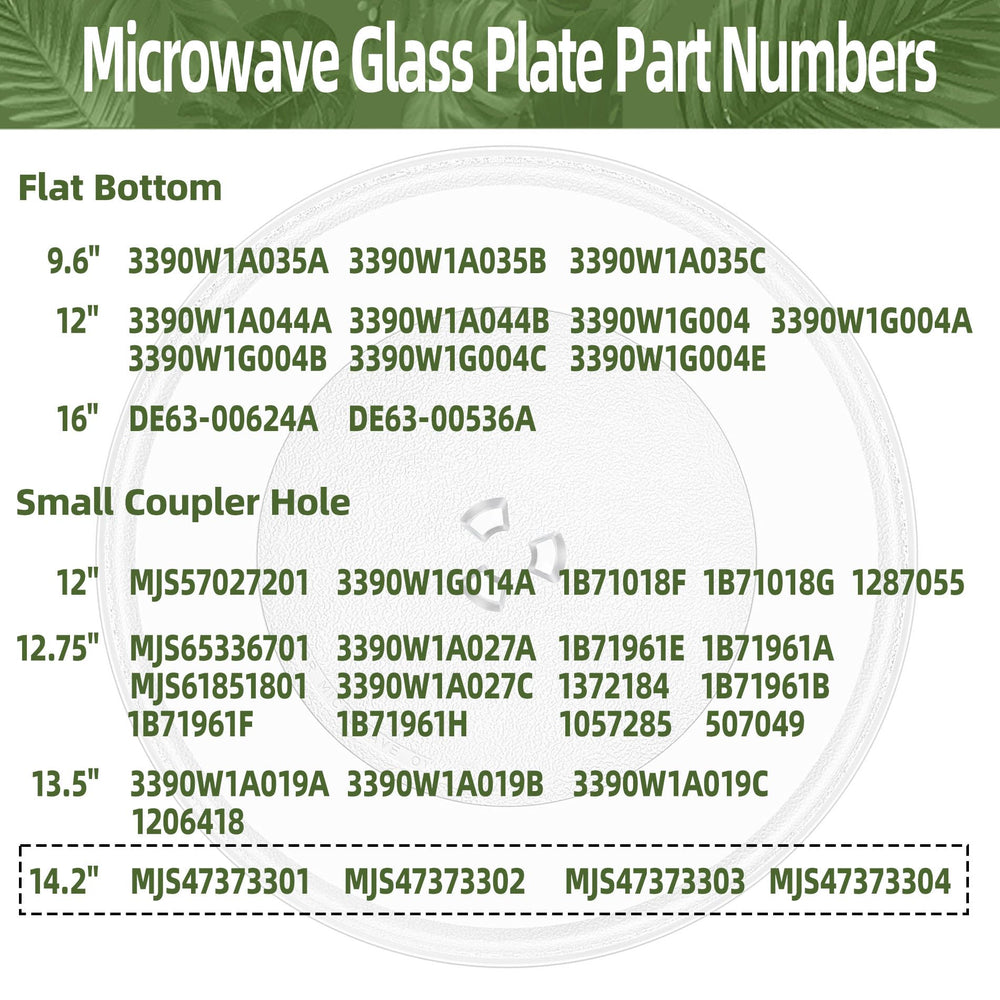 Gemroom étiquette pièce montrant compatibilité MJS47373301–MJS47373304 vérifiable