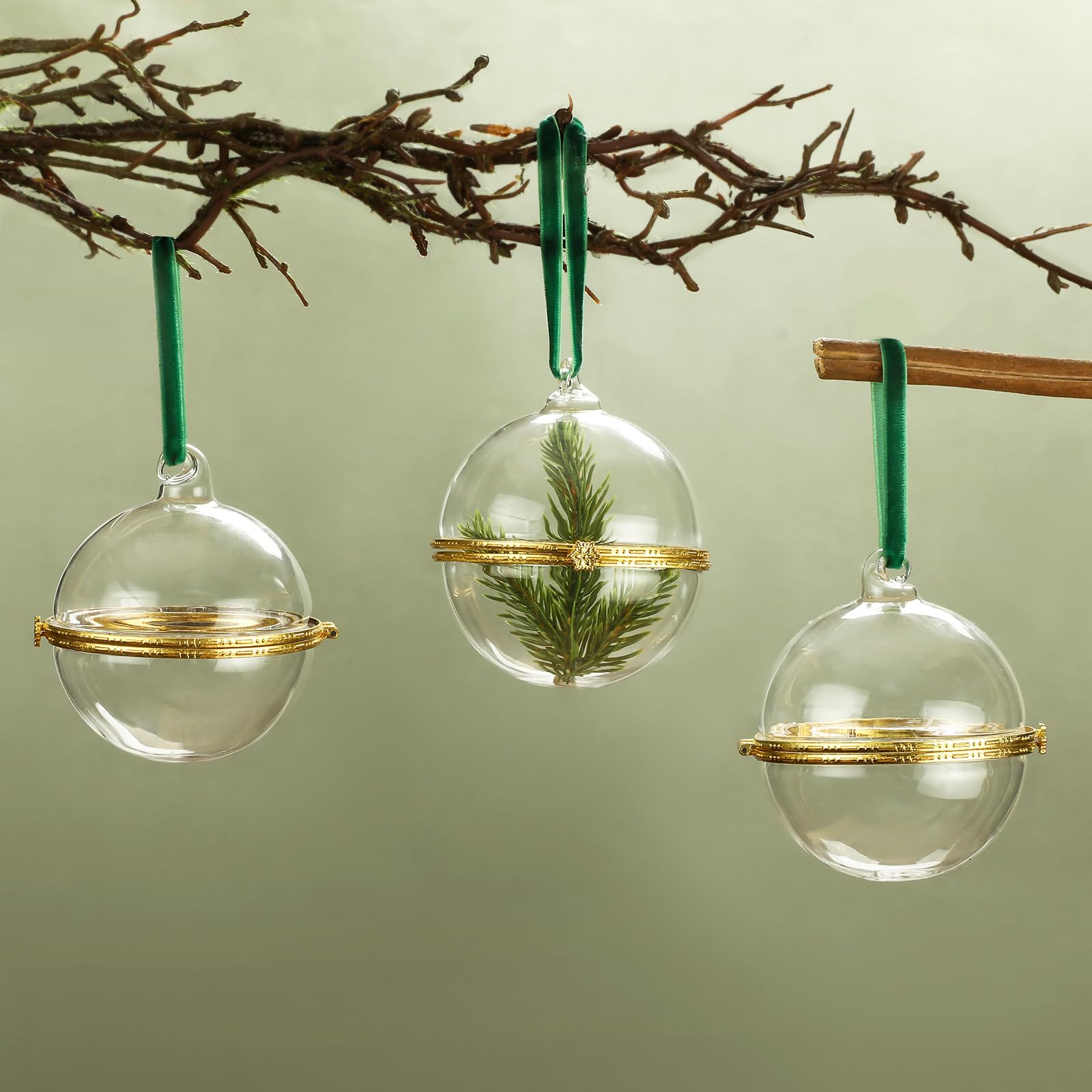 Gemscream boule en verre face avant montrant transparence et finition nette pour décoration