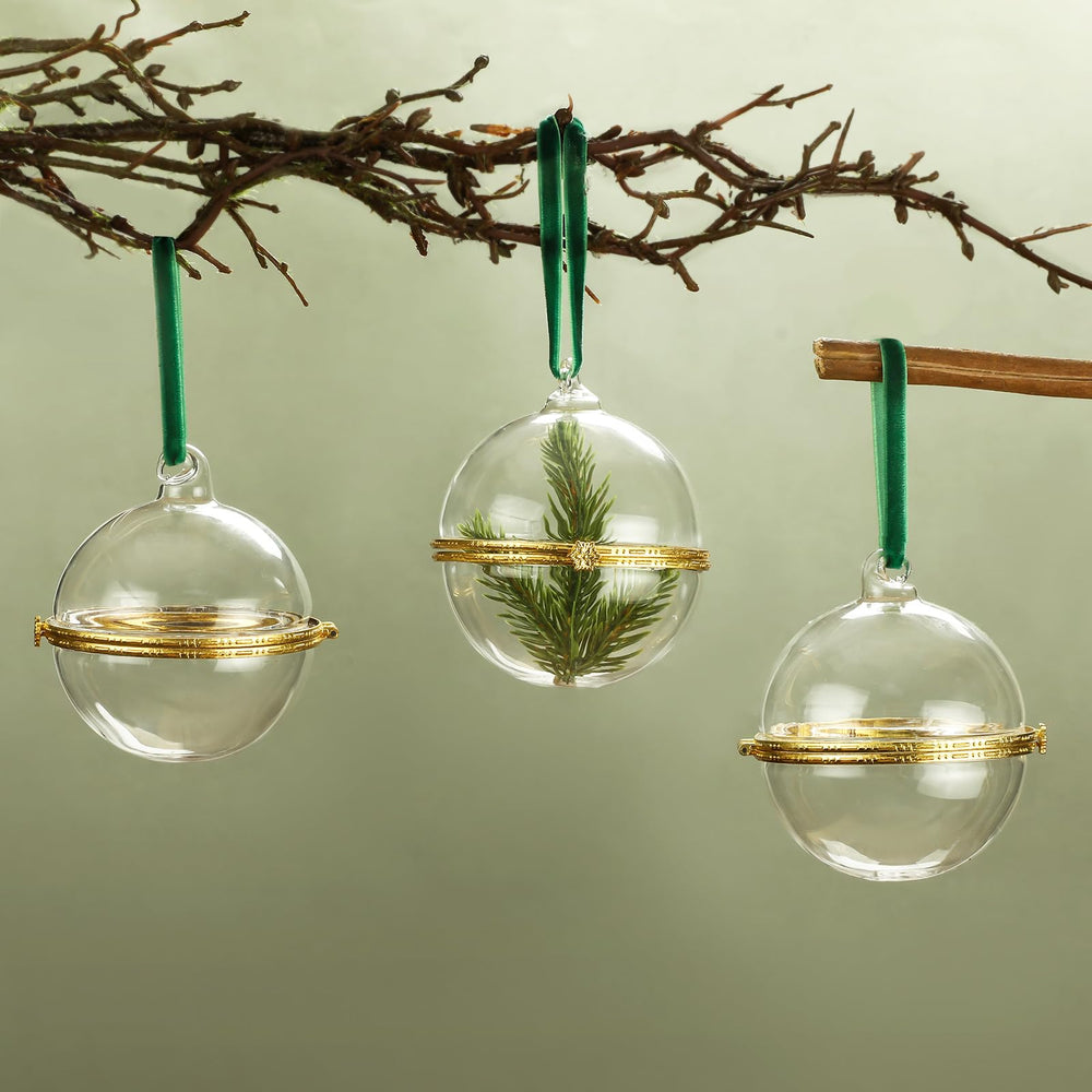 Gemscream boule en verre face avant montrant transparence et finition nette pour décoration