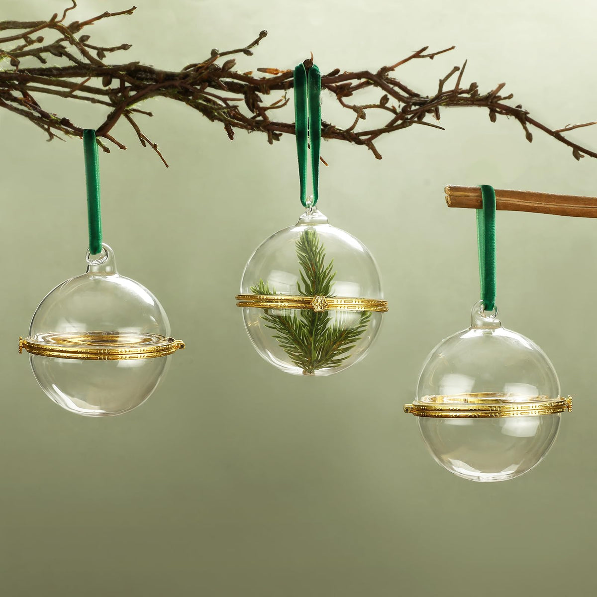 Gemscream boule en verre face avant montrant transparence et finition nette pour décoration