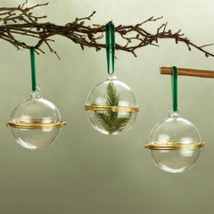 Gemscream boule en verre face avant montrant transparence et finition nette pour décoration
