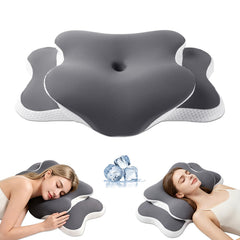Generic Ergo Pillow vue face avant montrant le contour ergonomique et soutien