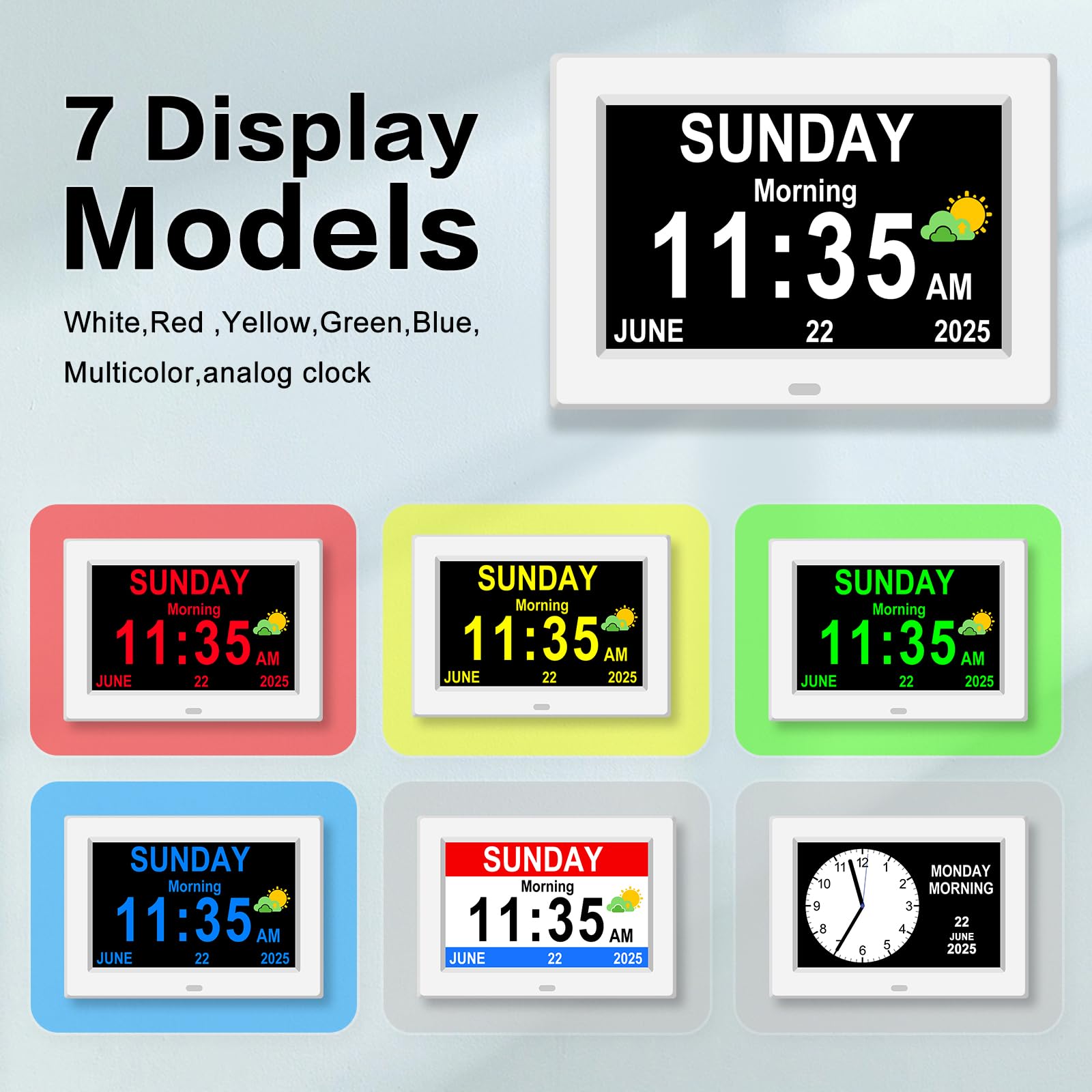 Generic horloge utilisée par aide soignante montre rappels bénéfice sécurité