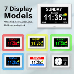 Generic horloge utilisée par aide soignante montre rappels bénéfice sécurité