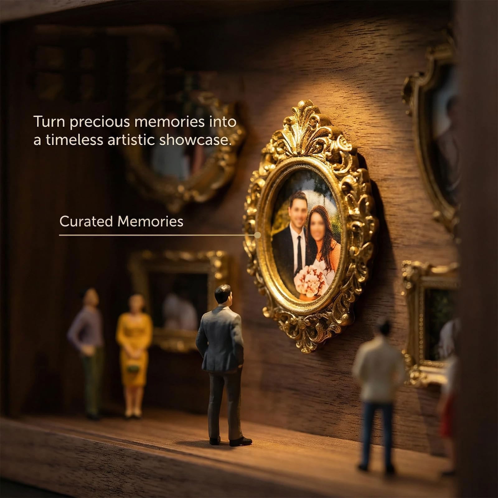 Generic Mini Museum contenu du kit prêt à assembler pour cadeau