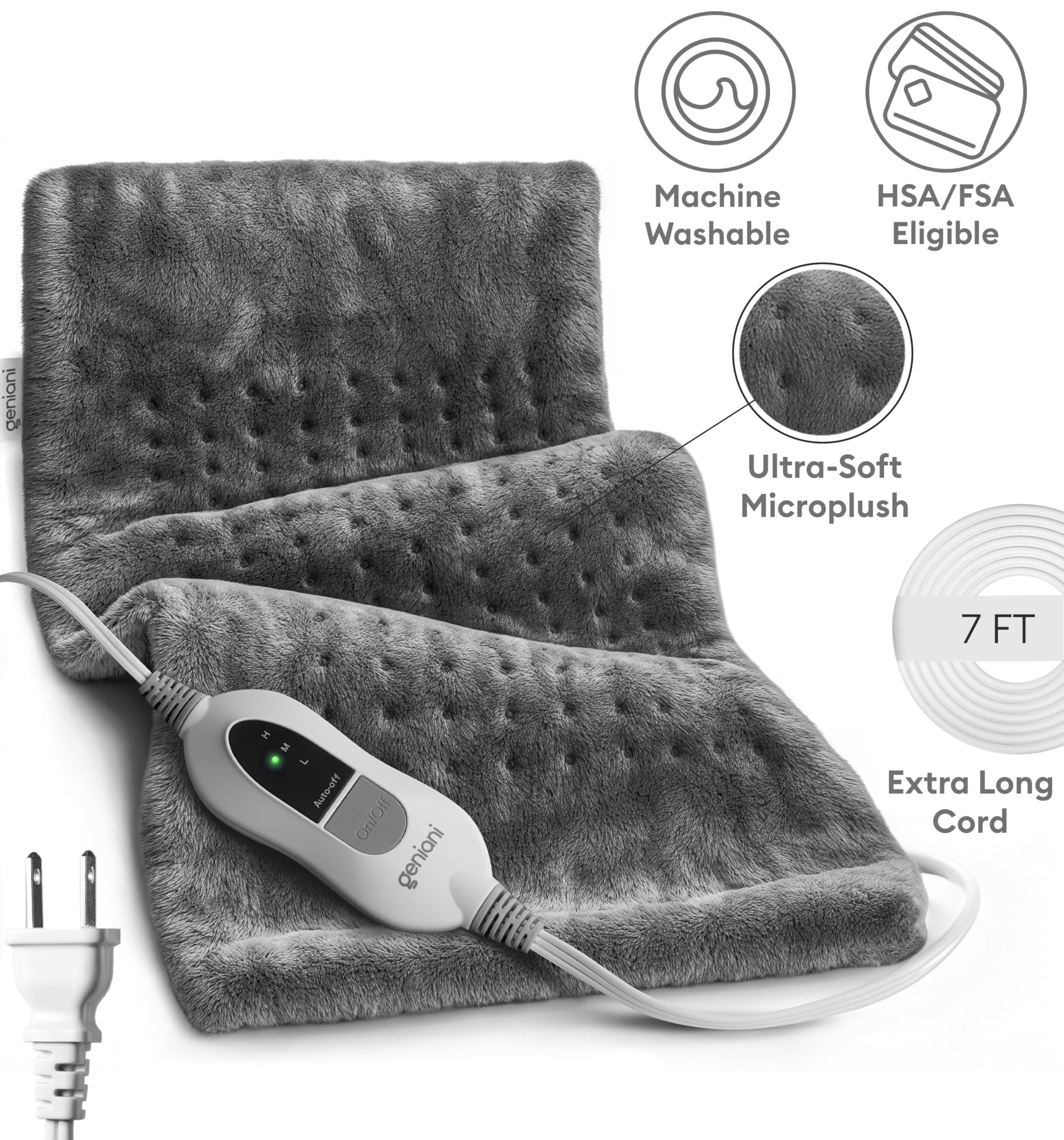 GENIANI coussin porté sur épaules et cou apportant soutien thermique ciblé