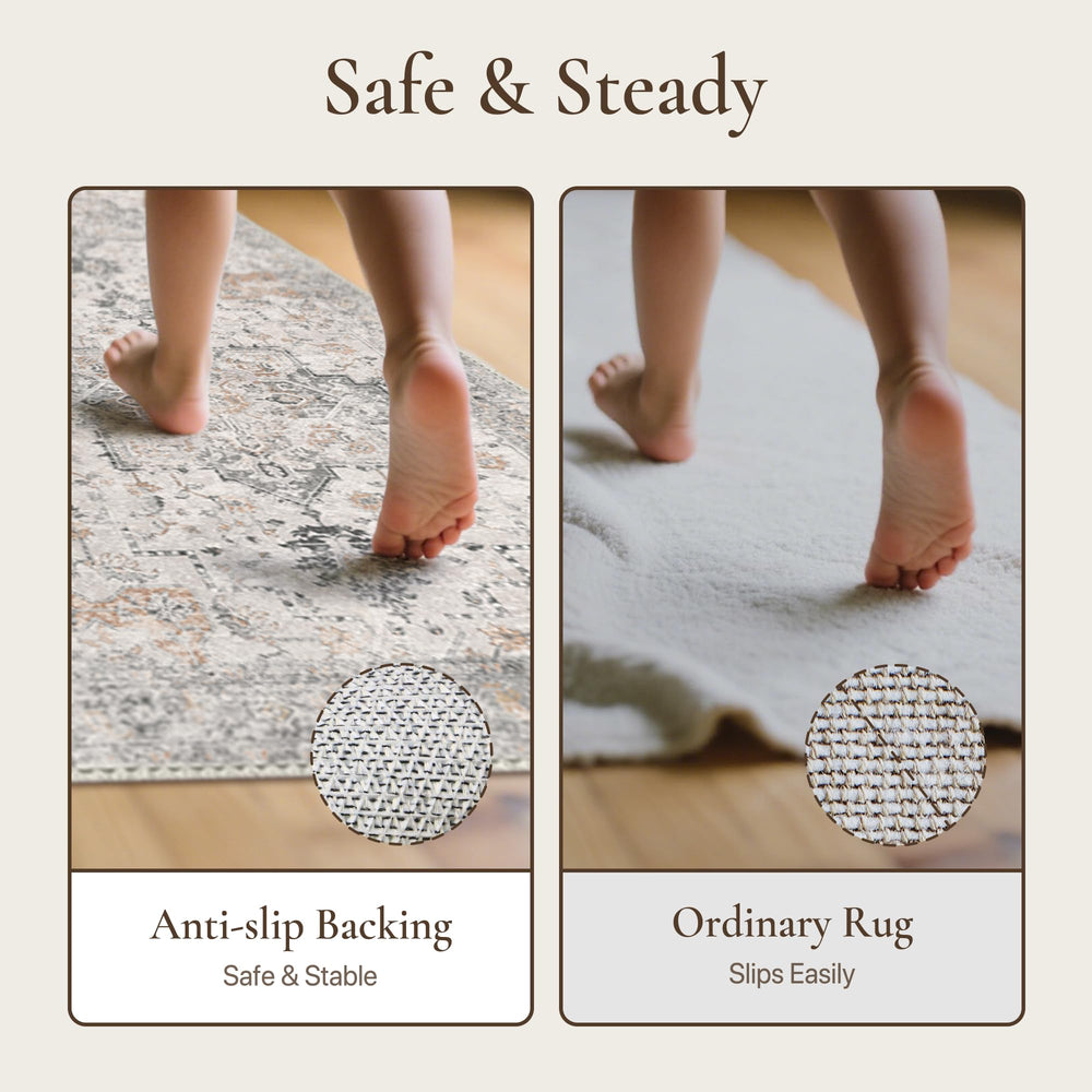 GENIMO tapis 2x8 posé sous une porte montrant l'adaptation à l'échelle