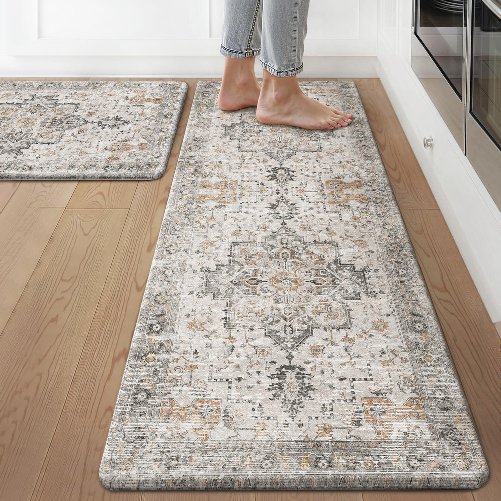 GENIMO face avant du tapis montrant le motif et l’emballage, élégance pratique