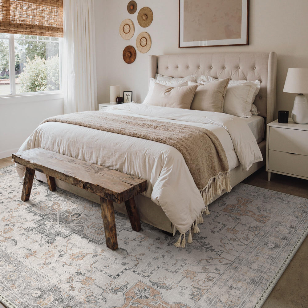 GENIMO tapis gros plan texture fibres basses, surface douce et résistante