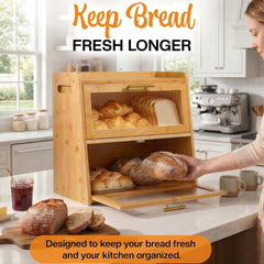 Gennua Kitchen intérieur double étage montrant rangement organisé