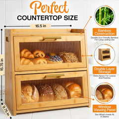 Gennua Kitchen fenêtre acrylique givrée pour vérifier le contenu rapidement
