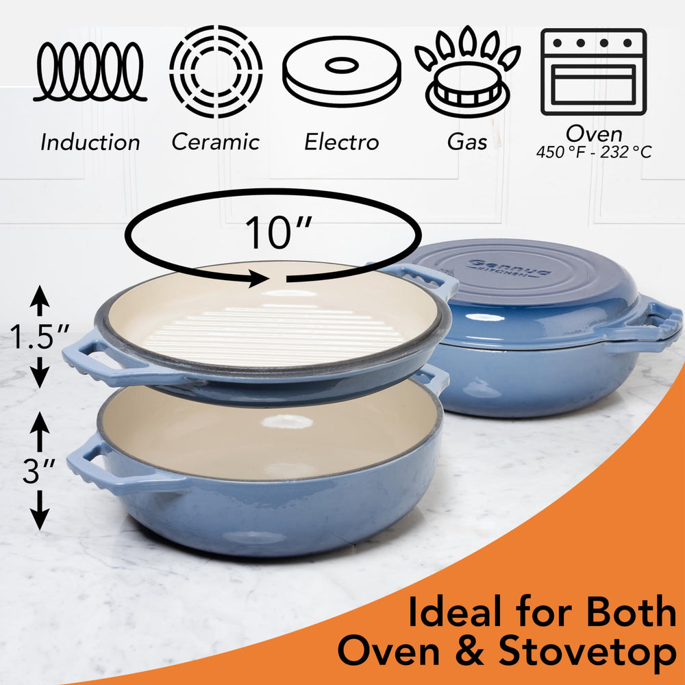 Gennua Kitchen cocotte à l’échelle de la main pour portions individuelles