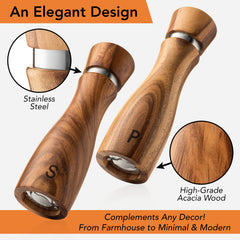 Gennua Kitchen gros plan veine bois, finition acacia élégante et résistante