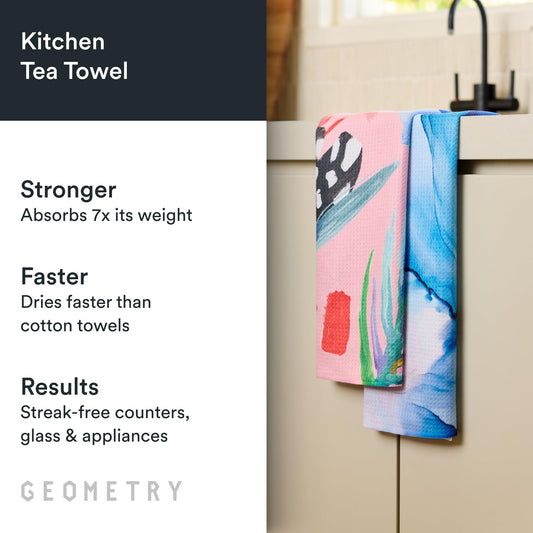 GEOMETRY gros plan du tissu Geoweave pour meilleure absorption