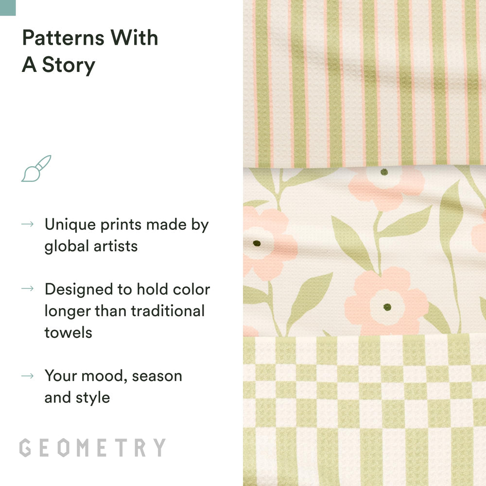 GEOMETRY torchon plié pour comparer taille et proportions pratiques