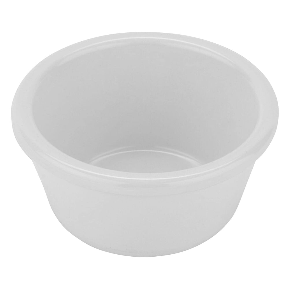 G.E.T. ramequin 3 oz face avant présentant un fini blanc propre pour un service élégant