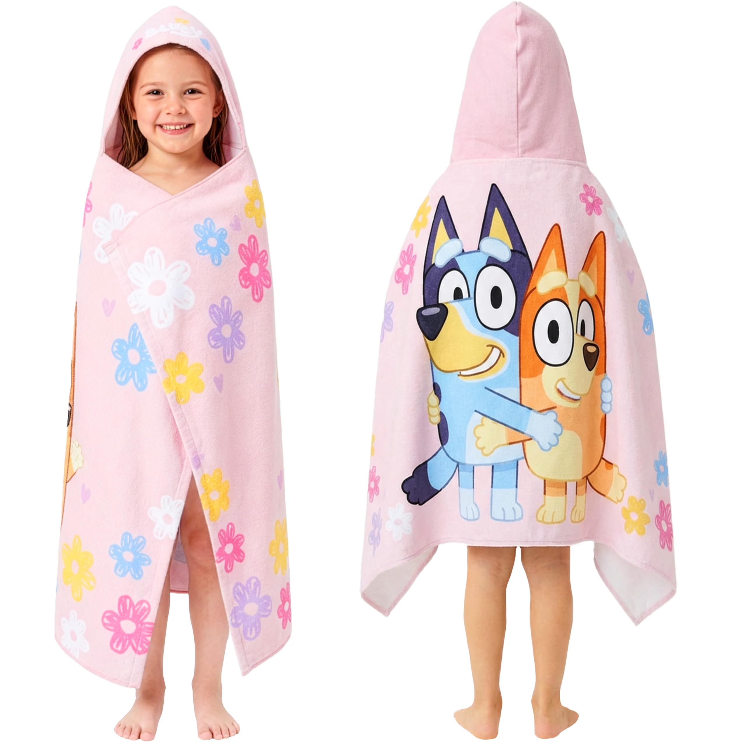 Get Trend Bluey capuche vue de face montrant couverture et confort