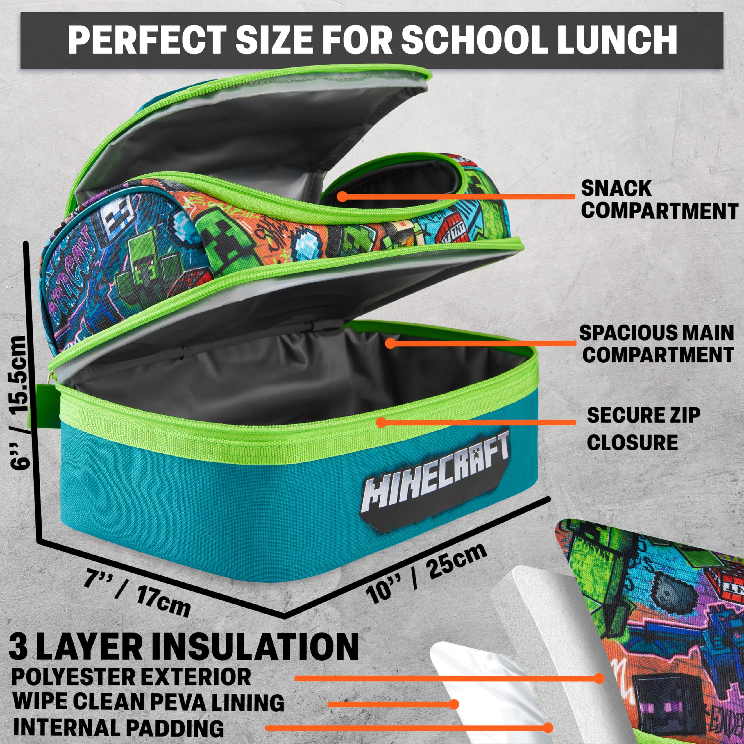 Get Trend gros plan tissu imprimé Minecraft durable et facile à nettoyer