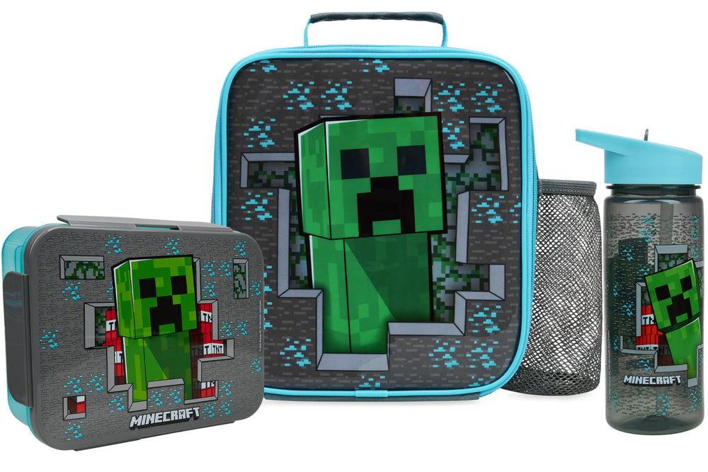Get Trend sac isotherme Minecraft devant avec fermeture, pratique et amusant