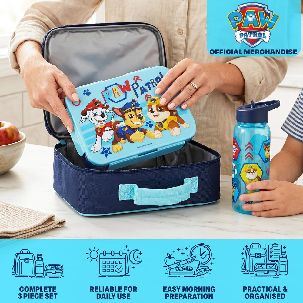 Get Trend boîte bento Paw Patrol couvercle fermé sécurisant les repas