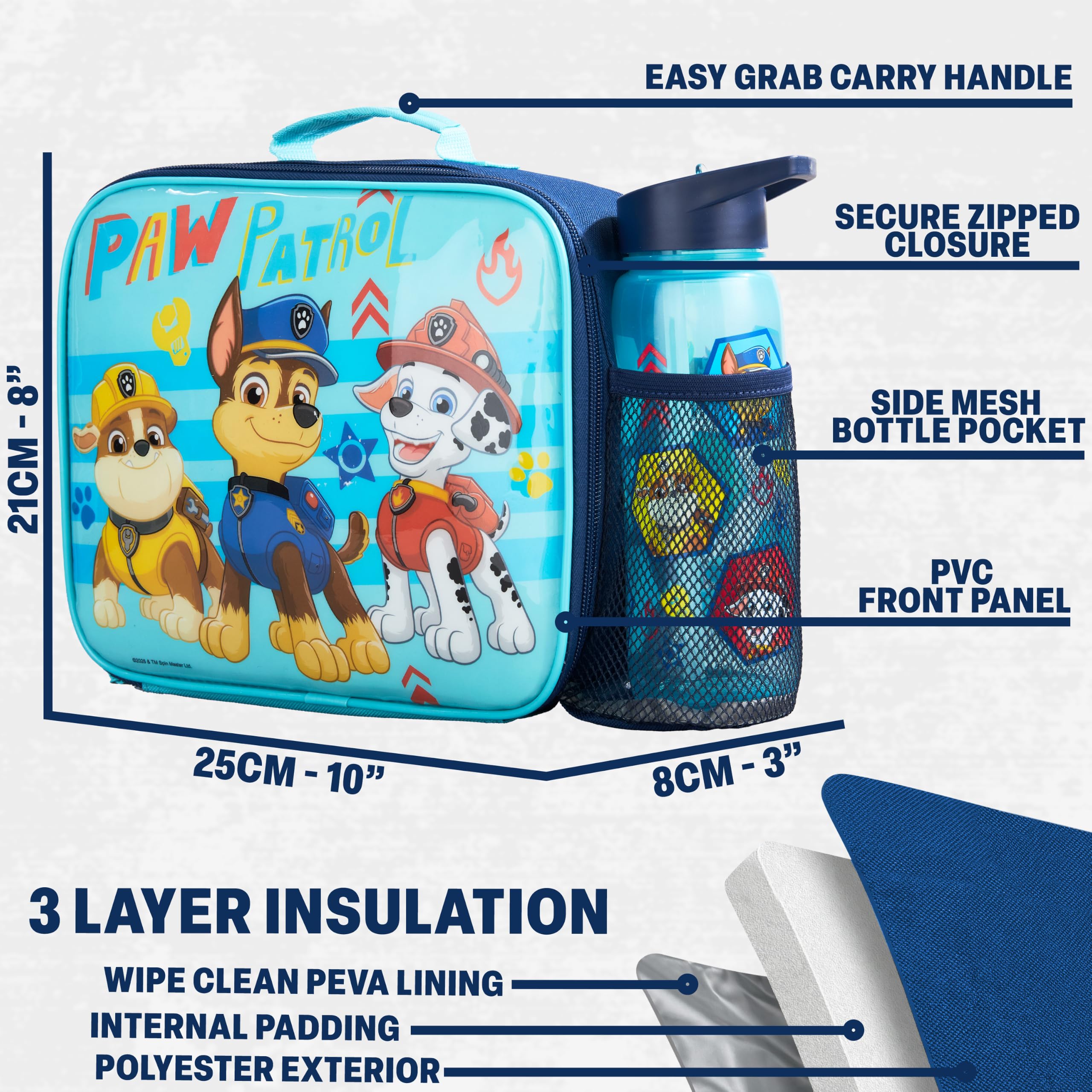 Get Trend bento Paw Patrol intérieur à trois compartiments pour repas organisés