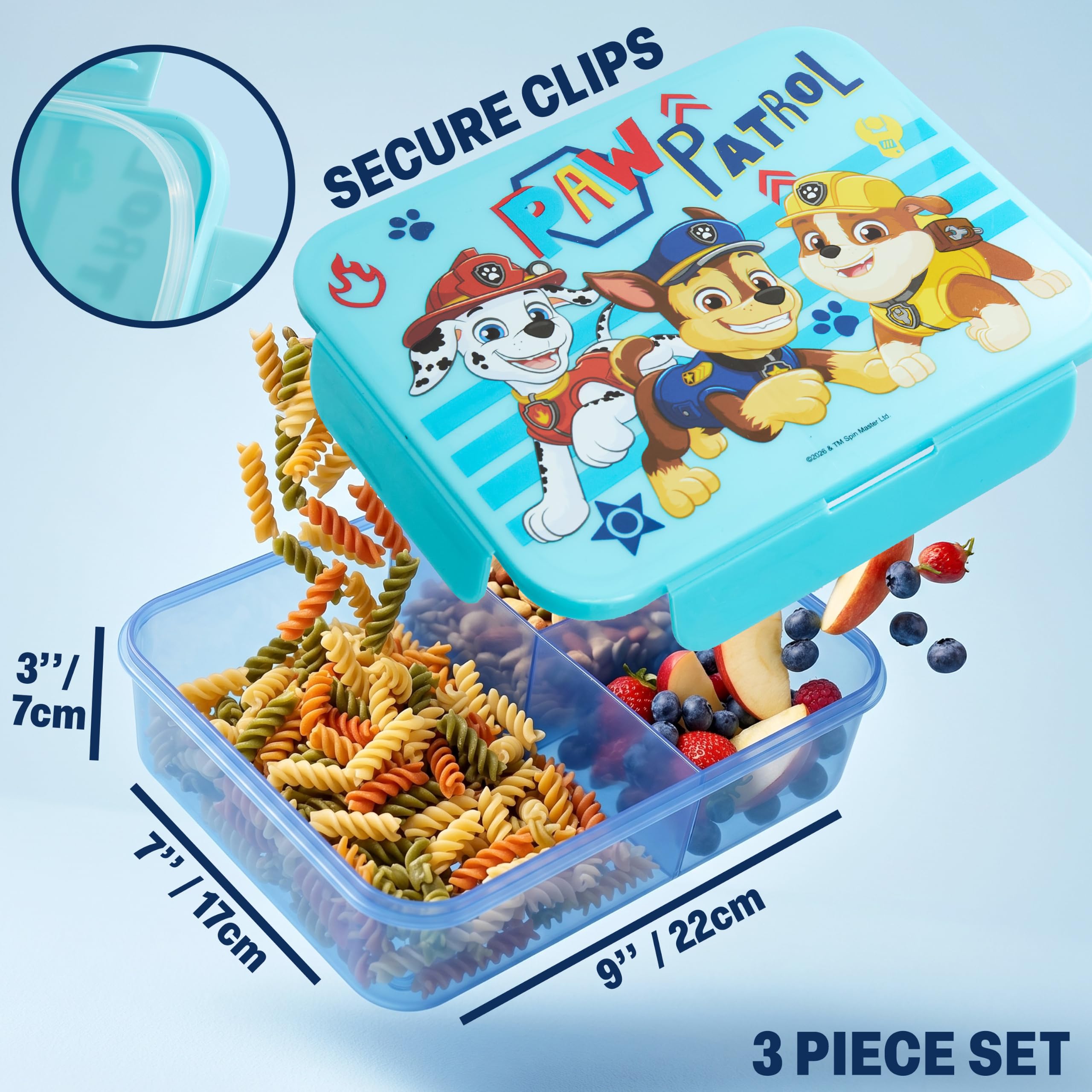 Get Trend set Paw Patrol sac bento gourde mis en situation pour la récréation
