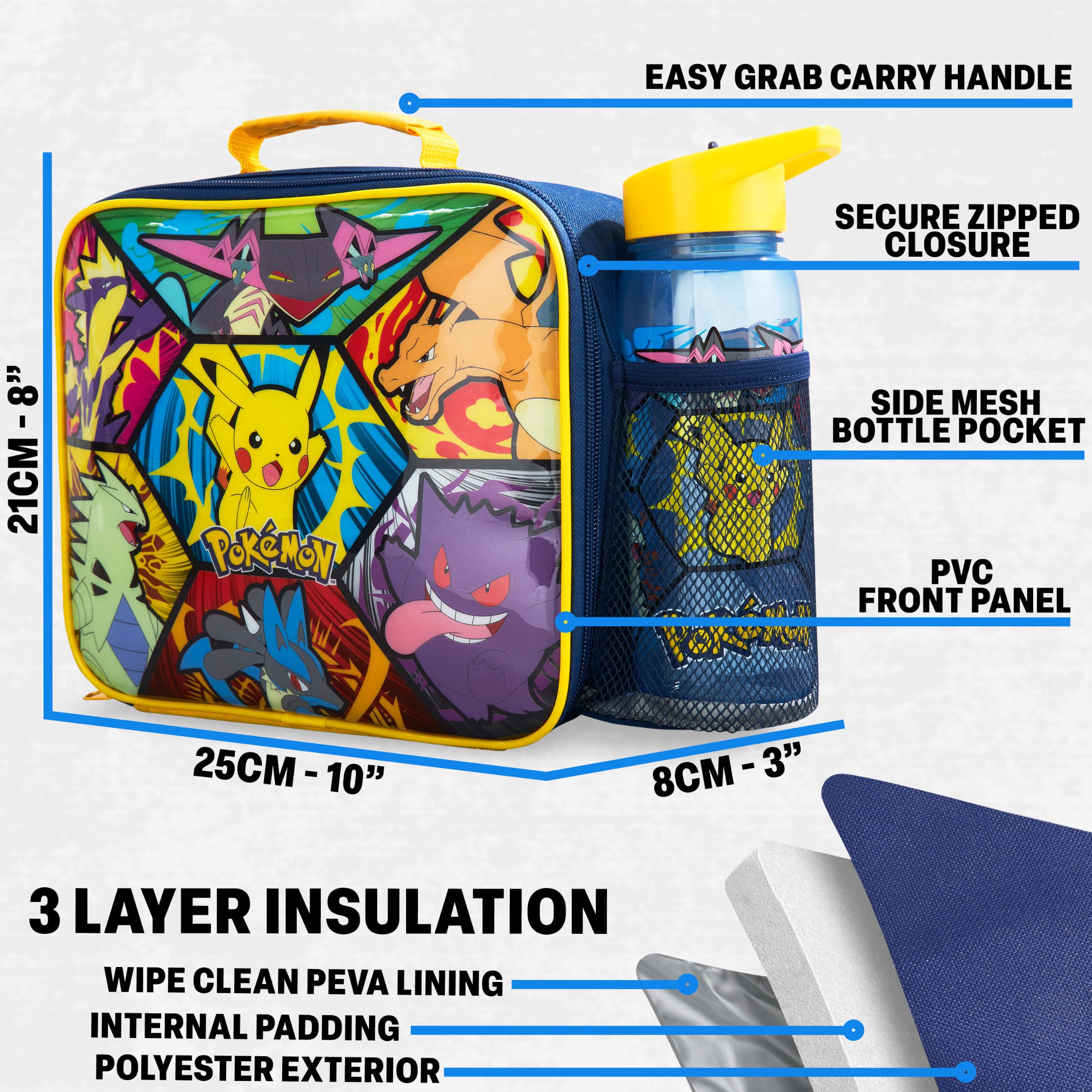 Get Trend ensemble Pokémon dans le sac, organisation repas nomade