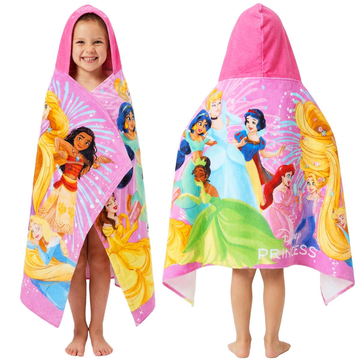 Get Trend serviette à capuche devant montrant l'imprimé Disney et confort immédiat